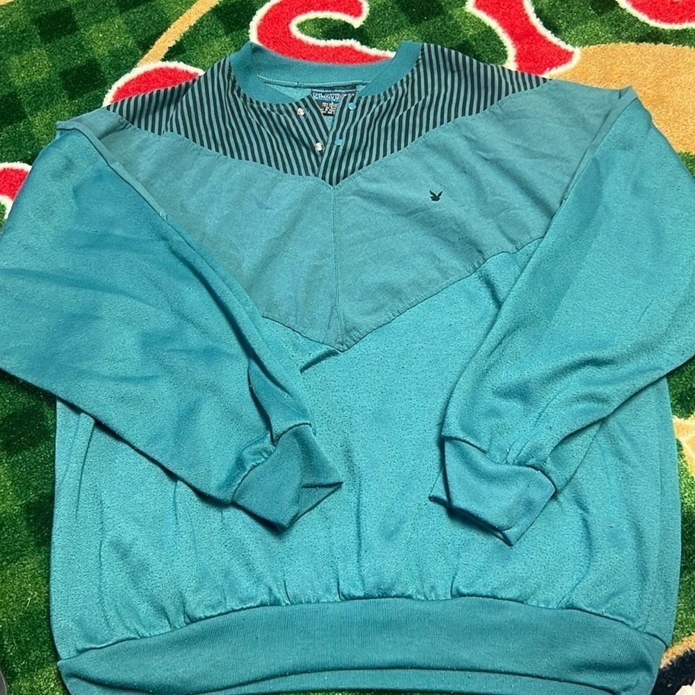 Vintage 1990s Playboy Embroidered Graphic Pullover Crewneck Men's Large